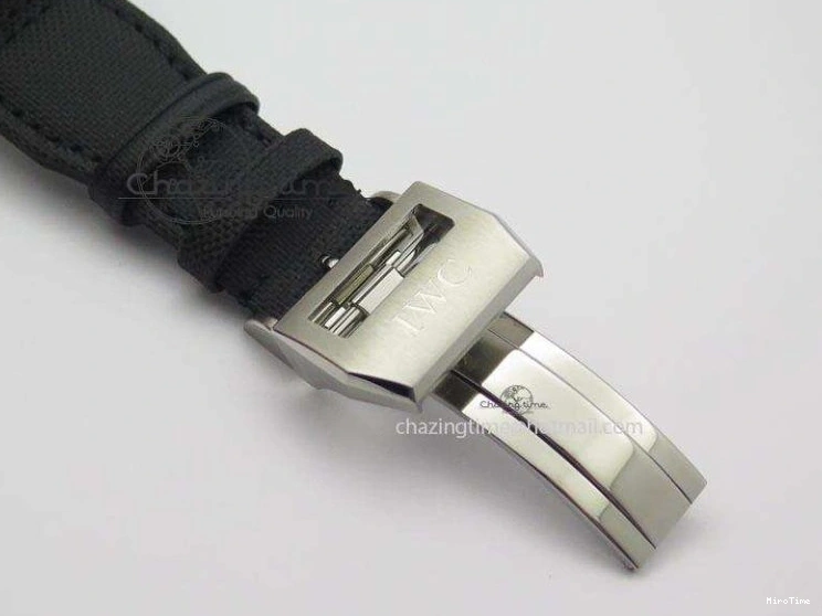 MIROTIME 0218 EasyCare Pilot Chrono IW388001 Real Ceramic ZF 1:1 Best Edition On Black Nylon Strap A 7279